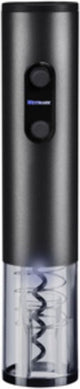 Cavatappi Westmark vasco - apribottiglie elettrico per bottiglie di vino con tappo in sughero, cavatappi facile da usare con una mano, sono necessarie 4 batterie AA - acciaio inossidabile, alluminio
