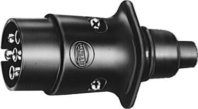 Hella stekker plastic plug 7-pin. blade terminal
