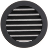 Renson 1061635 - hoja redonda incorporada núm. con malla 434r dia 160 ral 9005 negro | 10 piezas
