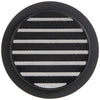 Renson 1061635 - hoja redonda incorporada núm. con malla 434r dia 160 ral 9005 negro | 10 piezas