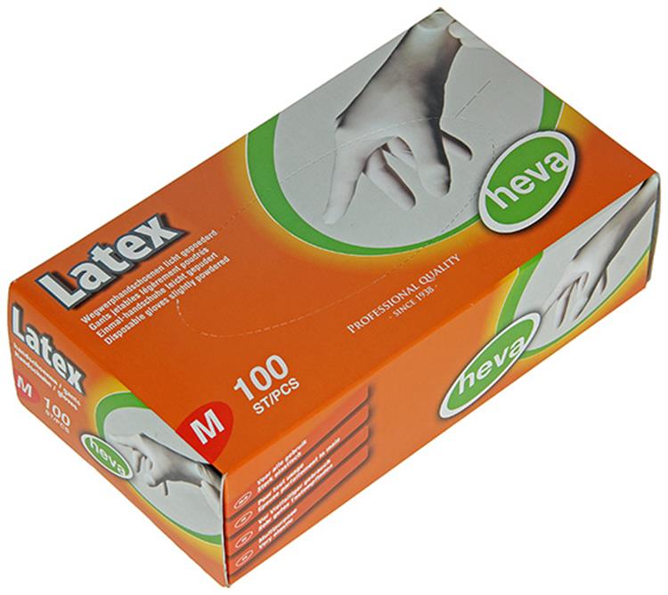 Mack 1001602 - guante de látex 100 uds m | 2 piezas
