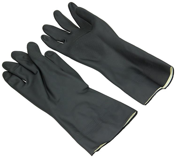 Heva 1009811 - guante ruby ​​negro 8 m | 10 piezas