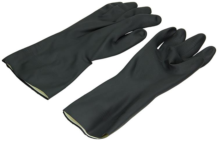 Heva 1009811 - guante ruby ​​negro 8 m | 10 piezas
