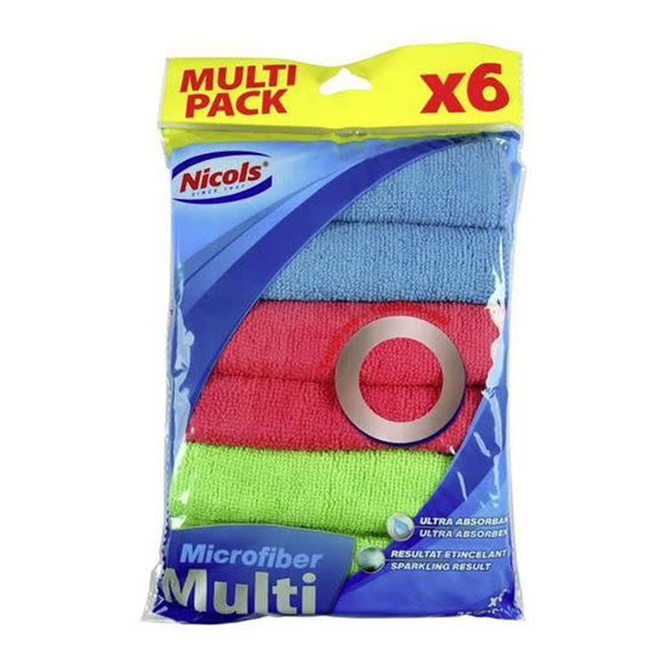 Nicols 1067752 - multipack de microfibra x6 | 6 piezas