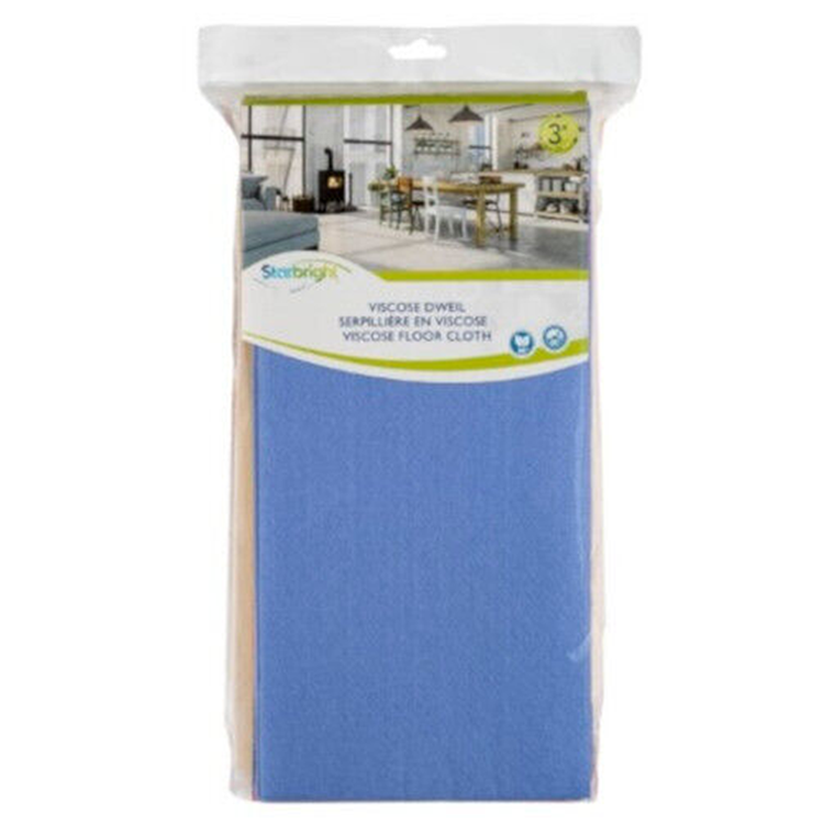 Starbright 1063306 - fregonas viscosa 3 piezas 50 x 70cm sb | 5 piezas