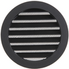 Renson 1061635 - hoja redonda incorporada núm. con malla 434r dia 160 ral 9005 negro | 10 piezas