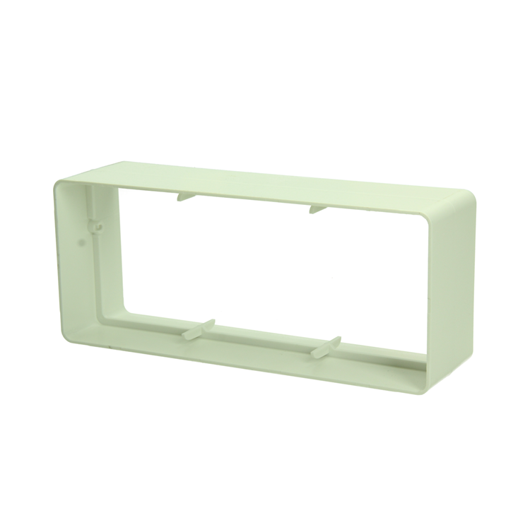 Renson 1069270 - Pieza de conexión de PVC 7008 (220x90) (blanco) | 4 piezas
