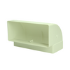 Renson 1069271 - Conexión de esquina de PVC vert. 90° 7015 (220x90) (blanco) | 3 piezas