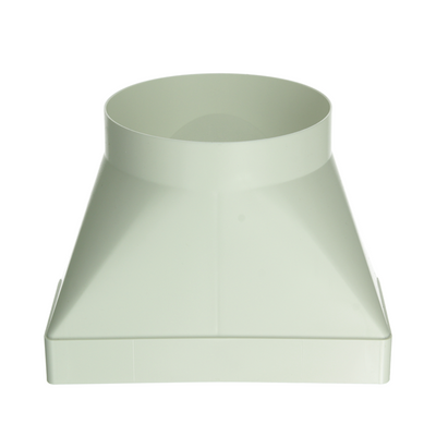 Renson 1069274 - pvc verbindingsst.rond rechth.7021 (220x90-dia 150) (wit) | 3 stuks