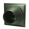 Renson 1069268 - rejilla campana extractora 4 trampillas PVC 742 (100-130) str 9005 (negro) | 2 piezas