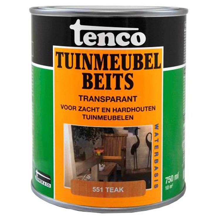 Tenco 1034330 - mobile da giardino teak 0,75l | 3 pezzi