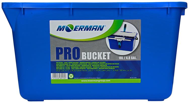 Moerman 1009221 - cubo rectangular 18 l | 2 piezas