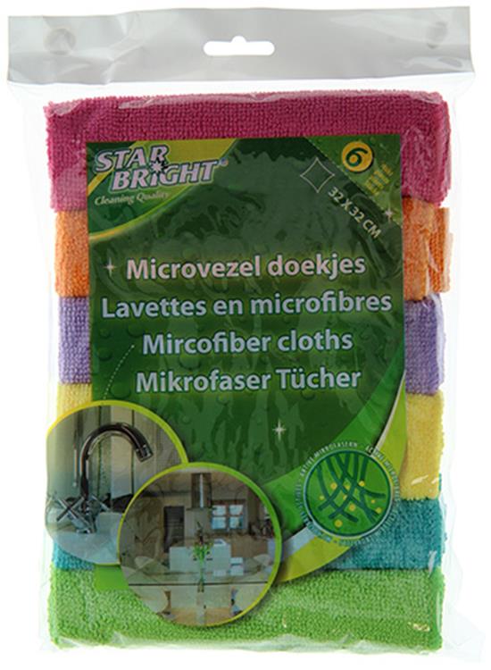 Starbright 1005460 - 6 paños de microfibra limpieza en frío | 6 piezas