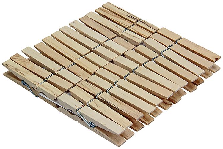 Starbright 1056830 - pinzas para ropa madera sb 24uds | 6 piezas