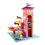 Garage in legno Mentari rosso - afbeelding 1