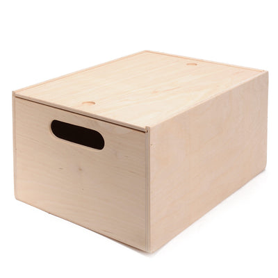 Caja de almacenamiento de madera de playwood