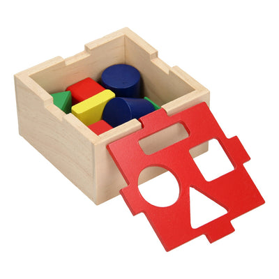 Selezionatore di forme in legno Playwood con coperchio
