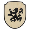 Playwood Wooden Shield Lion con mango de tela