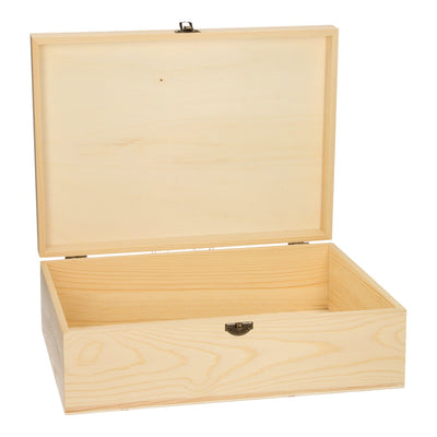 Caja de almacenamiento de madera grande