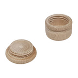 Playwood tandendoosje beukenhout, ø 4,2cm - afbeelding 3