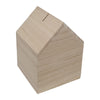 Money Box Huis Paulownia Hout