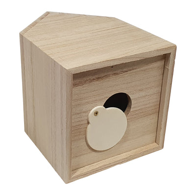 Box de dinero Huis Paulownia Hout