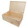 Playwood grenen opbergkist met klepdeksel (40x30x23cm)