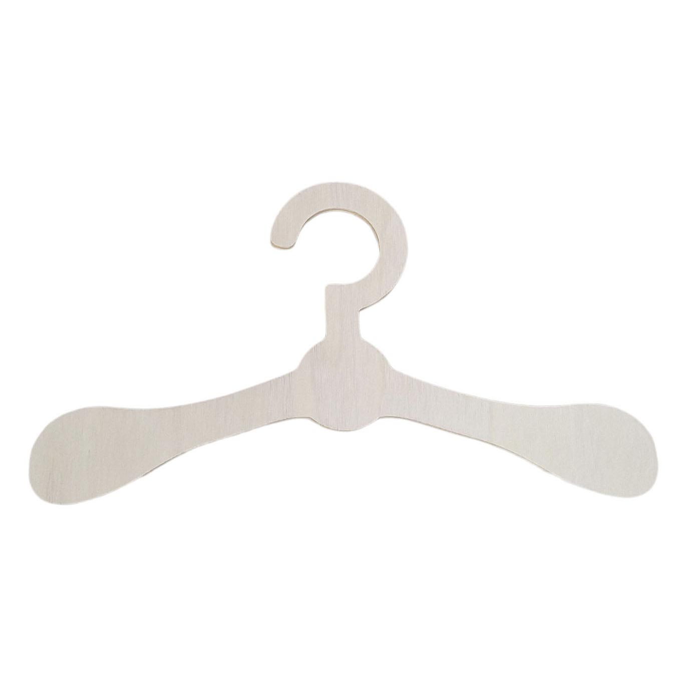 Percha de ropa para niños de madera contrachapada
