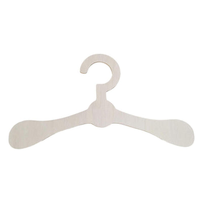 Percha de ropa para niños de madera contrachapada