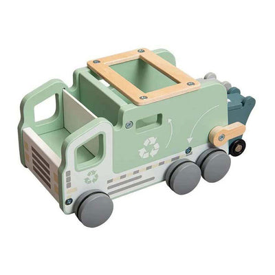 Playwood houten vuilniswagen vormenauto