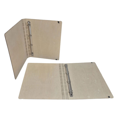Raccoglitore ad anelli in legno Playwood formato A4