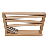 Playwood beukenhouten knikkerbaan kogelbaan met klokkenspel van beukenhout voor 16 mm knikkers (excl knikkers) marble game - afbeelding 3