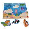 Puzzle in legno e gioco di pesca Playwood - 7 pz.