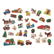 Granja de rompecabezas de madera Playwood extra grande - 32 piezas. - afbeelding 2