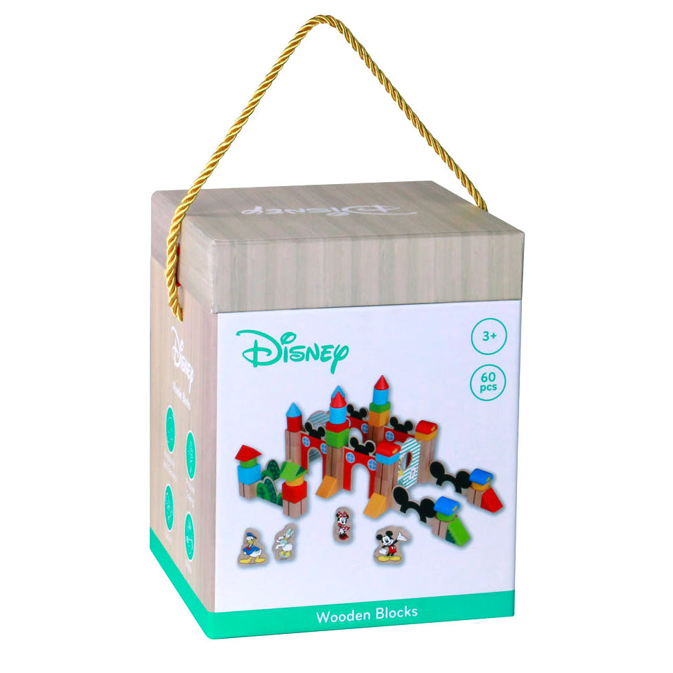 Set di blocchi di legno Disney Topolino, 60DLG