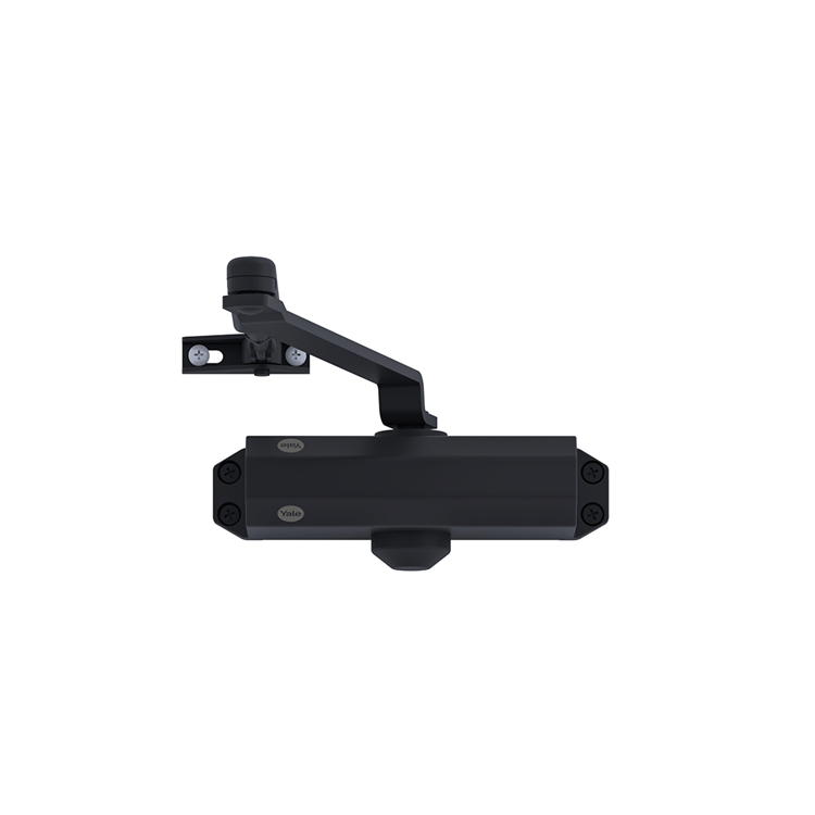 Yale 1067430 - chiudiporta nero force 2 3 4 max 1100mm, 80kg | 1 pz