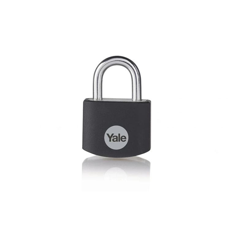 Yale 1065062 - correa para colgar larga w 38 mm aluminio negro estándar | 3 piezas