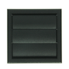 Renson 1069265 - Rejilla de campana extractora de superficie PVC 733 (154x154) str 9005 (negro) | 2 piezas