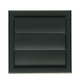 Renson 1069265 - Rejilla de campana extractora de superficie PVC 733 (154x154) str 9005 (negro) | 2 piezas