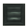 Renson 1069265 - Rejilla de campana extractora de superficie PVC 733 (154x154) str 9005 (negro) | 2 piezas