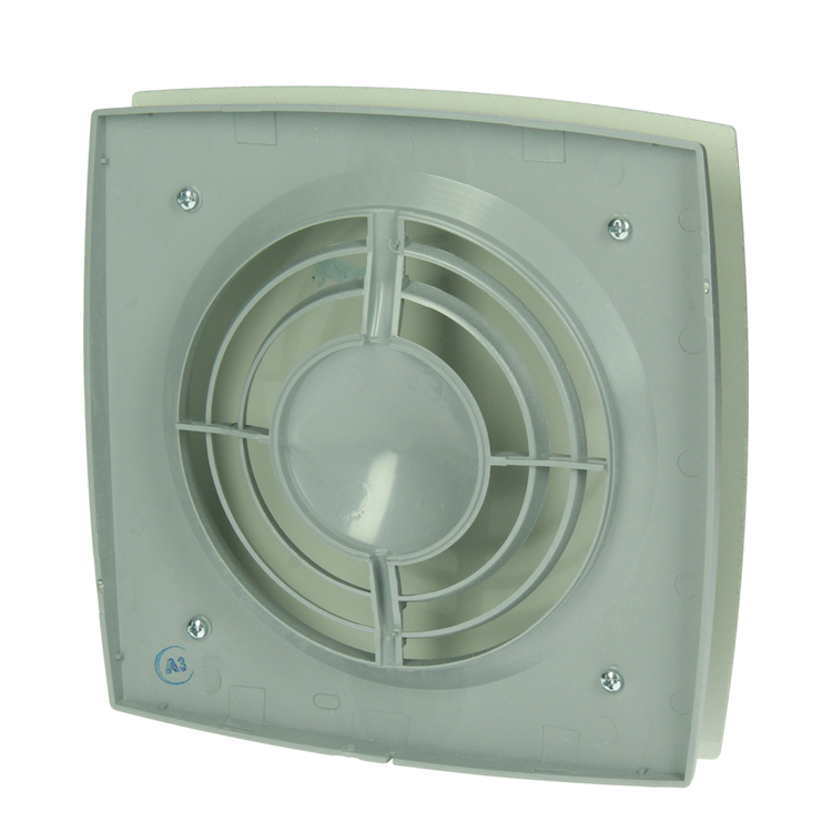 Renson 1069261 - cubierta de ventilador mecánico (9x12-dia 125) 92g (gris) | 2 piezas