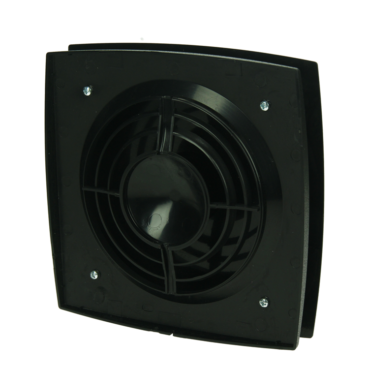 Renson 1069260 - cubierta de ventilador mecánico (9x12-dia 125) 92b (negro) | 2 piezas