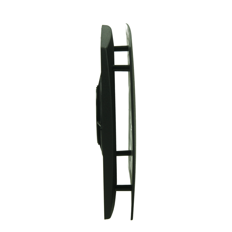 Renson 1069260 - cubierta de ventilador mecánico (9x12-dia 125) 92b (negro) | 2 piezas