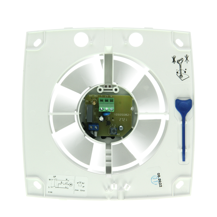 Renson 1069254 - mec. ventilador con temporizador 9212t (dia 125) | 2 piezas