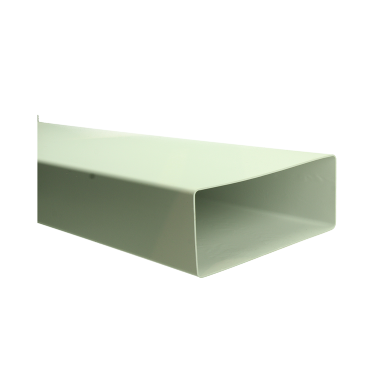 Renson 1069292 - Pieza de tubo de PVC 1m 7028 (220x90) (blanco) | 4 piezas