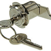 Mack 1015858 - Cerradura para armario 1 letra niquelada 25mm | 5 piezas