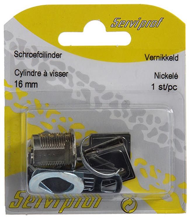 Mack 1015829 - cerradura para armario de cartas 16 mm | 5 piezas