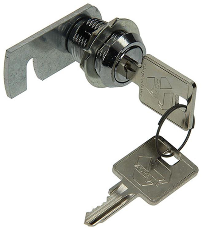 Mack 1013583 - Cerradura para armario 1 letra cromada 22mm | 5 piezas