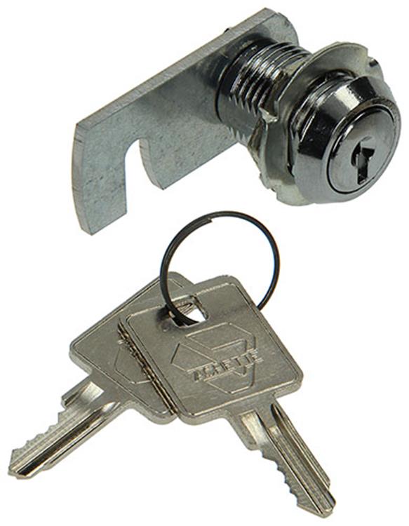 Mack 1013583 - Cerradura para armario 1 letra cromada 22mm | 5 piezas