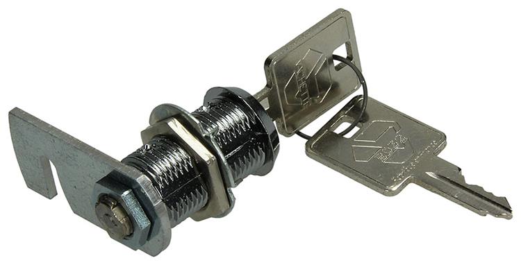 Mack 1013584 - Cerradura para armario 1 letra cromada 32mm | 5 piezas